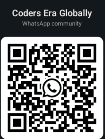 CodersEra Global WhatsApp Group QR